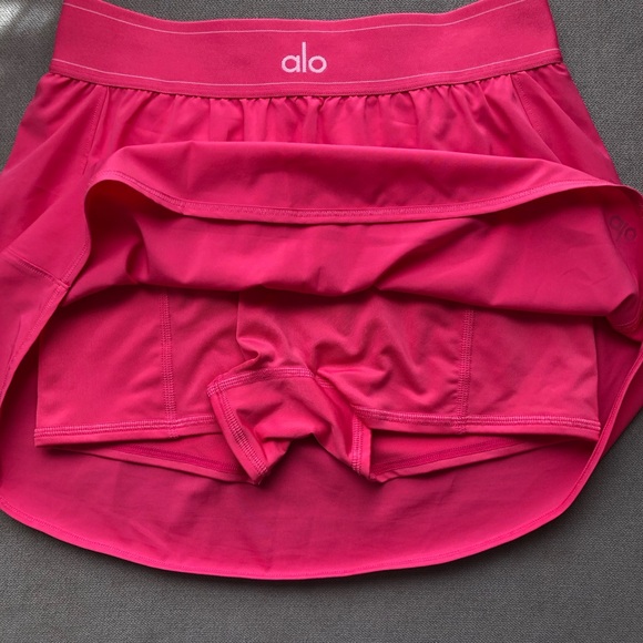 Alo Yoga Match Point Tennis Skirt Pink Fuchsia S - Picture 9 of 14
